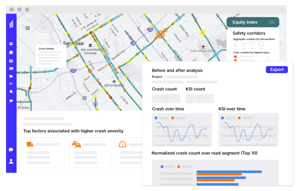 Platform Image of UrbanLogiq's Crash Analysis Solution